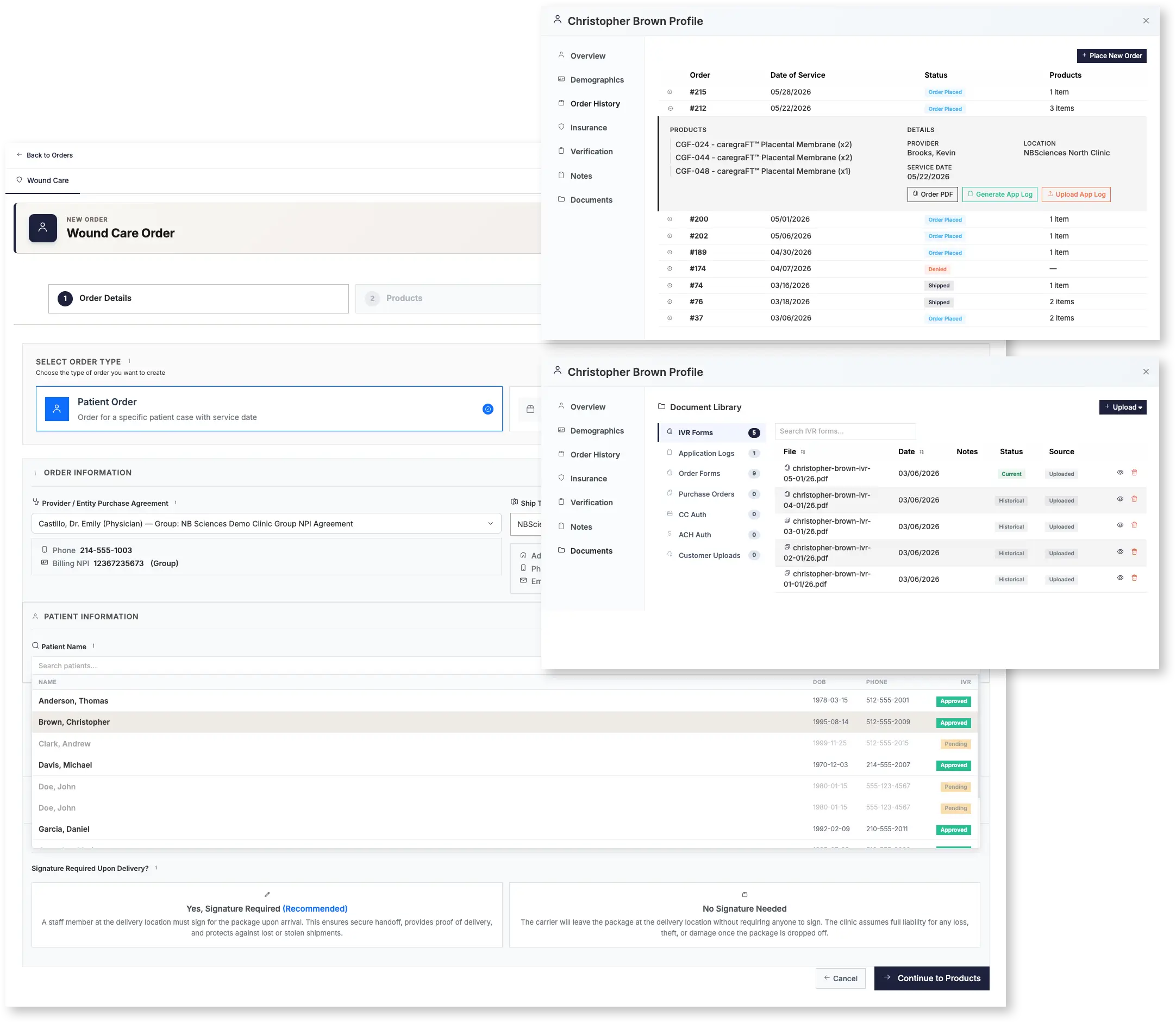 AtlasCD patient profile